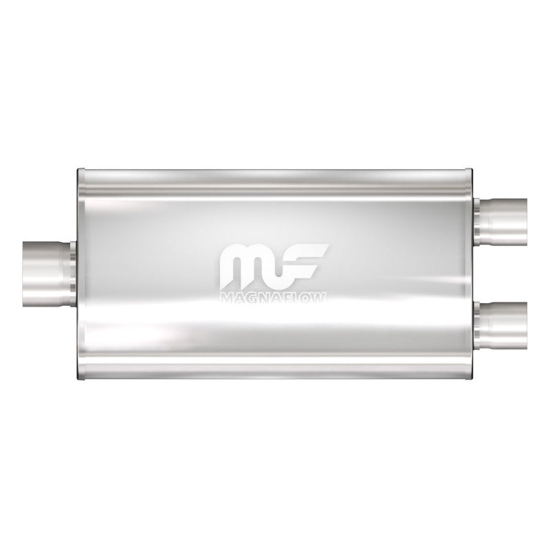 MagnaFlow Muffler Mag SS 22X5X11 2.5/3.50 D/C-thumbmail-2