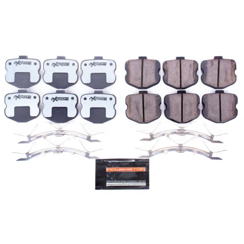 Power Stop 06-13 Chevrolet Corvette Front Z26 Extreme Street Brake Pads w/Hardware-thumbmail-1