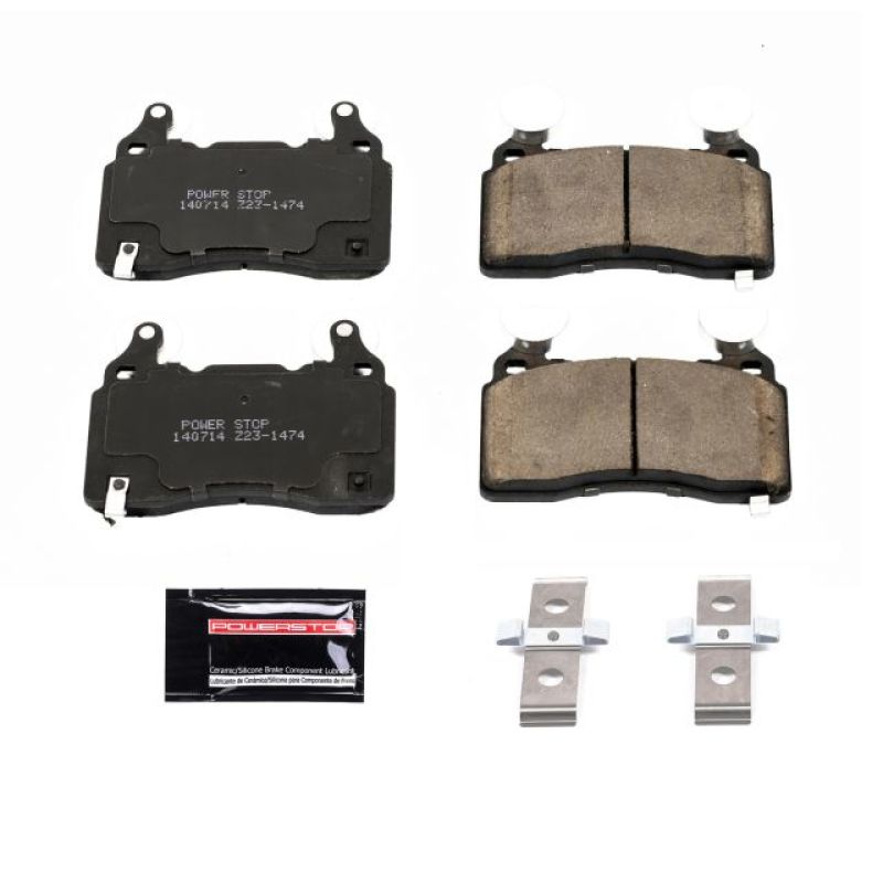 Power Stop 16-18 Cadillac CT6 Front Z23 Evolution Sport Brake Pads w/Hardware-thumbmail-2