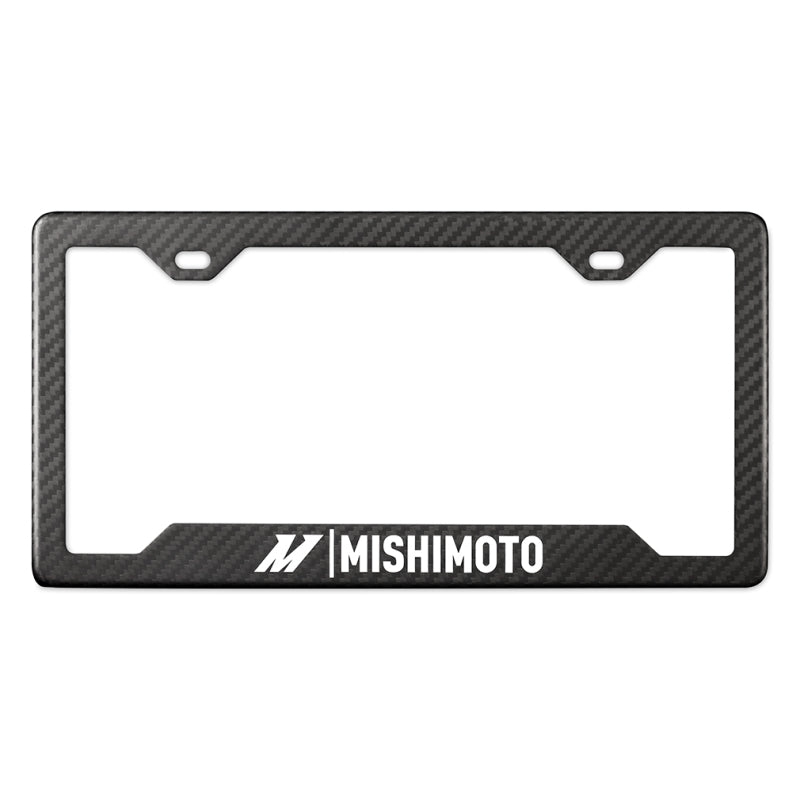 Mishimoto Carbon Fiber License Plate Frame - Matte-thumbmail-1