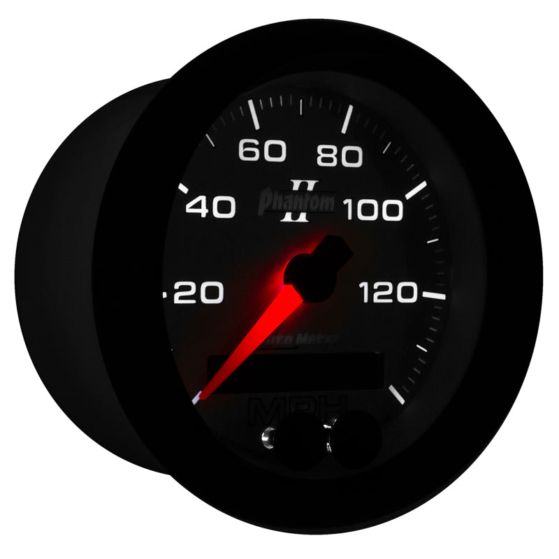 Autometer Phantom II 3-3/8in 0-140MPH In-Dash Electronic GPS Programmable Speedometer-thumbmail-4