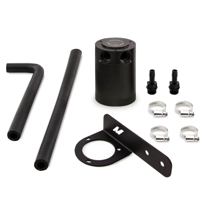 Mishimoto 2016+ Honda Civic 1.5L Turbo Baffled Oil Catch Can Kit - Black (PCV Side)-thumbmail-3