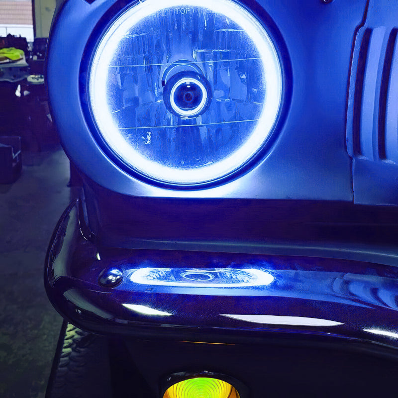 Oracle Pre-Installed Lights 7 IN. Sealed Beam - Blue Halo-thumbmail-6
