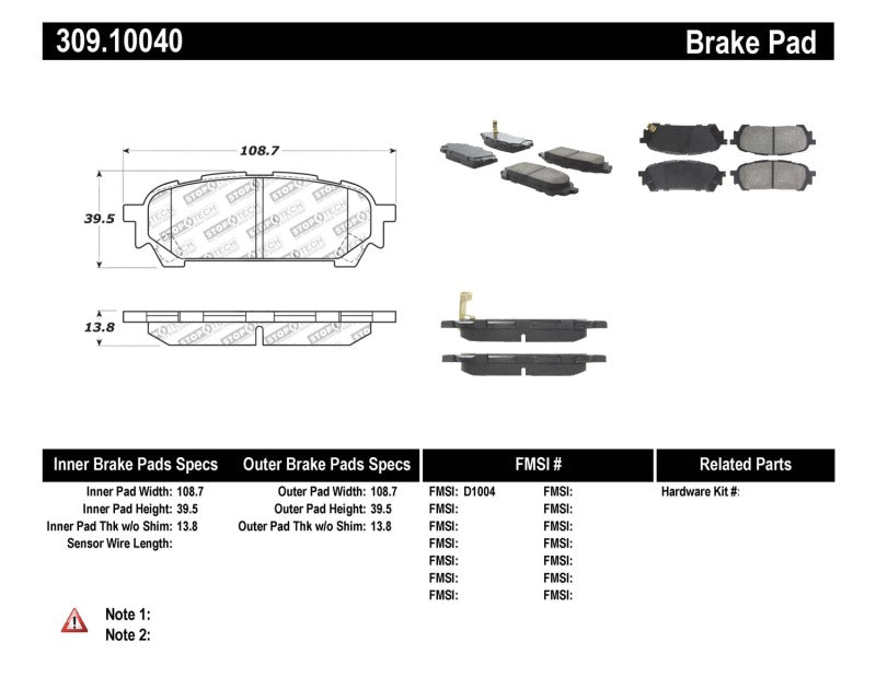 StopTech Performance 03-05 WRX Rear Brake Pads-thumbmail-9