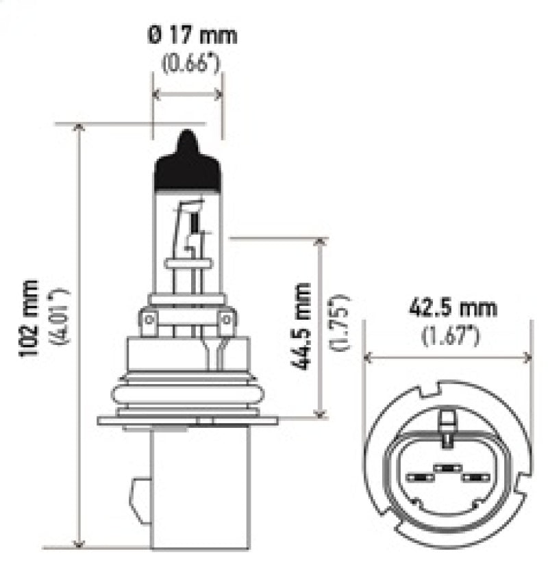 Hella Optilux XB White Halogen Bulbs HB5 9007 12V 100/80W (2 pack)-thumbmail-29