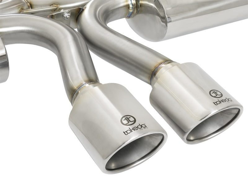 aFe Takeda 3in 304 SS Cat-Back Exhaust System w/ Polished Tips 2017 Honda Civic Si I4 1.5L (t)-thumbmail-8