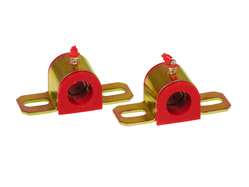 Prothane Universal Greasable Sway Bar Bushings - 26MM - Type B Bracket - Red-thumbmail-1