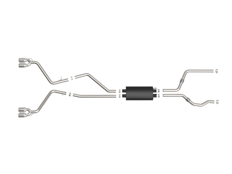 aFe MACH Force-Xp 2.5in. 304 SS C/B Exhaust 20-21 Ford Explorer V6-3.0L - Polished Tip-thumbmail-8