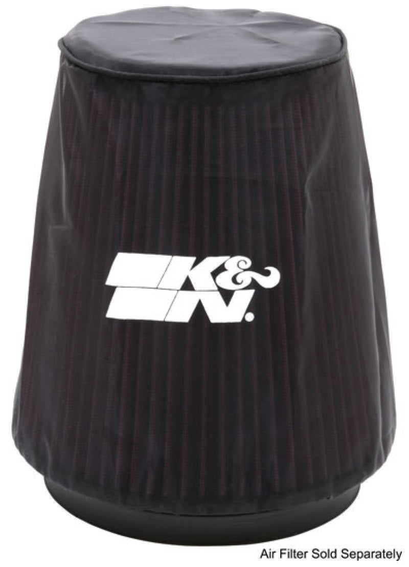 K&N Universal P Dry charger Round Tapered Air Filter Wrap Black-thumbmail-2