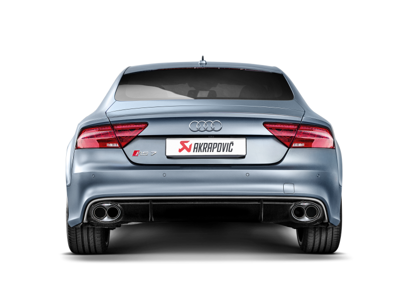 Akrapovic 14-17 Audi RS7 Sportback (C7) Evolution Line Cat Back (Titanium) w/ Carbon Tips-thumbmail-3