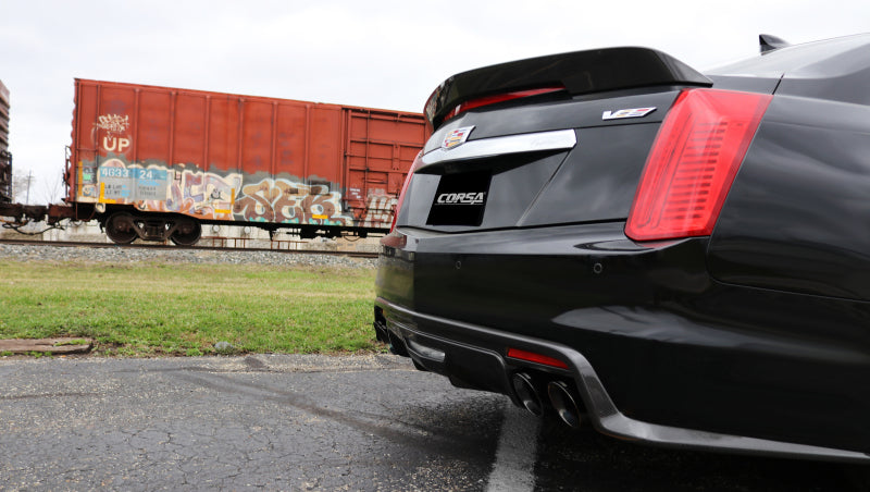 Corsa 2016 Cadillac CTS V Sedan 6.2L V8 2.75in Polished Sport Axle-Back Exhaust-thumbmail-2