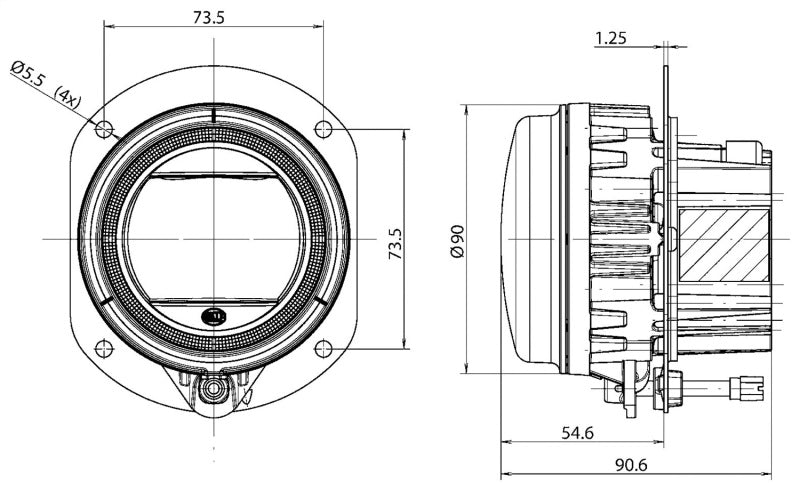 Hella Headlamp DeZn Drl Po Md12/24 1N0-thumbmail-4