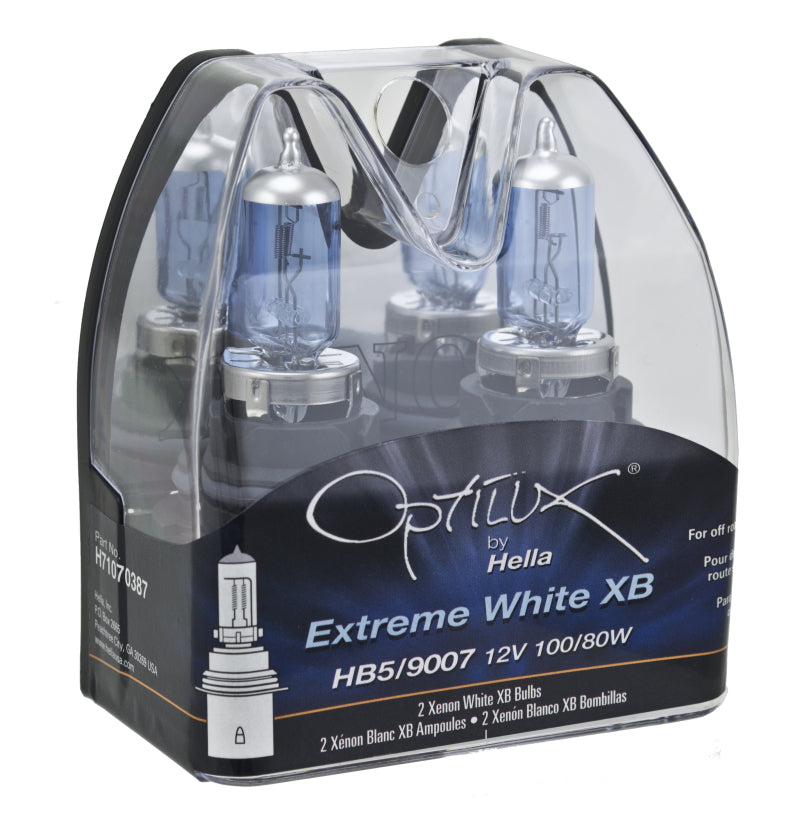 Hella Optilux XB White Halogen Bulbs HB5 9007 12V 100/80W (2 pack)-thumbmail-30