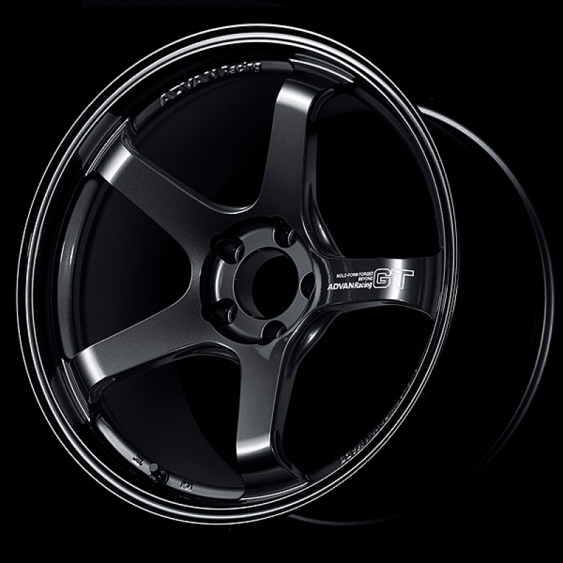Advan GT Beyond 19x8.5 +45 5-112 Racing Titanium Black Wheel-thumbmail-1