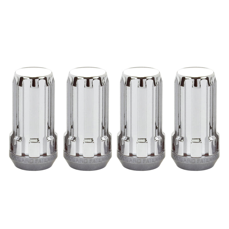 McGard SplineDrive Lug Nut (Cone Seat) 1/2-20 / 1.60in. Length (4-Pack) - Chrome (Req. Tool)-thumbmail-4