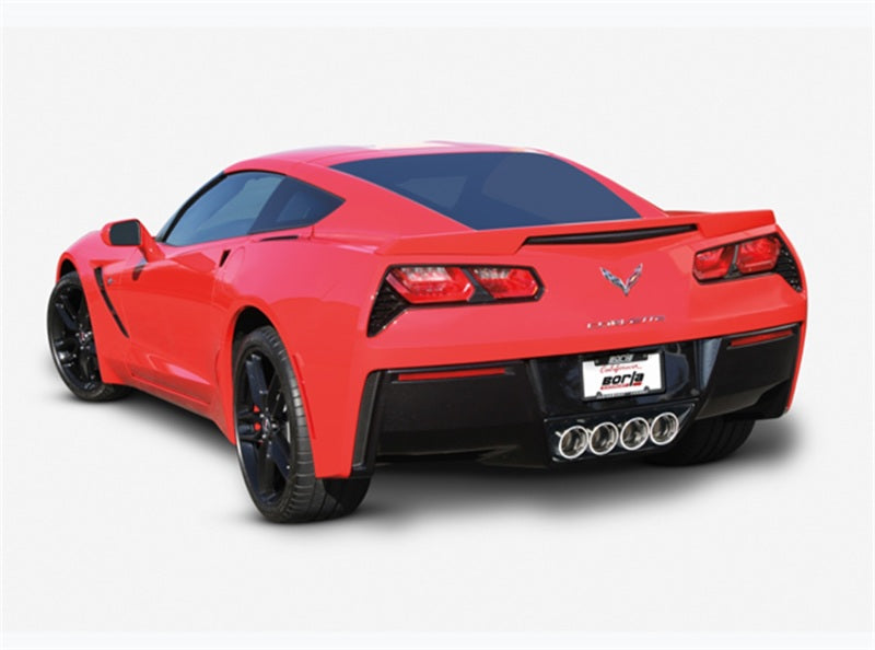 Borla 2014 Chevy Corvette C7 w/ AFM w/o NPP Atak Rear Section Exhuast Quad Rd Rl IC Tips-thumbmail-5