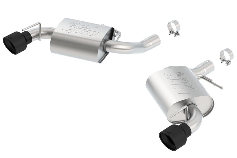Borla 2016 Chevy Camaro SS V8 AT/MT ATAK Rear Section Exhaust w/o NPP Valves Ceramic Black-thumbmail-2