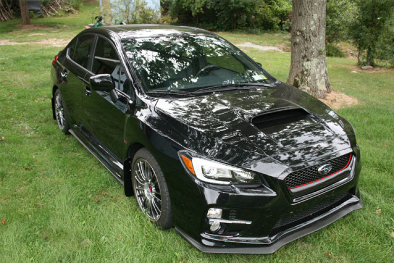 Rally Armor 15-21 Subaru WRX/STI (Sedan ONLY) Black UR Mud Flap w/ Silver Logo-thumbmail-15