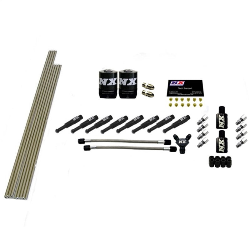 Nitrous Express 8 Cyl 1/8 Dry Nozzle Intake Plumbing Kit-thumbmail-2