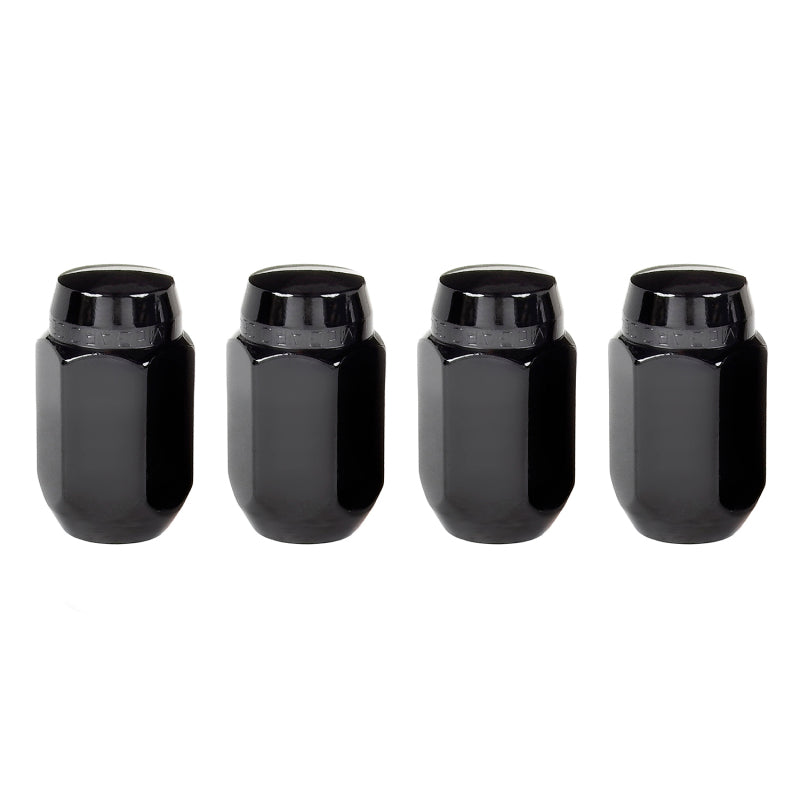 McGard Hex Lug Nut (Cone Seat) M14X1.5 / 22mm Hex / 1.635in. Length (4-Pack) - Black-thumbmail-7