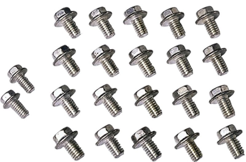 Moroso Chevrolet Small Block/Oldsmobile Self Locking Oil Pan Bolts - Set of 18-thumbmail-1