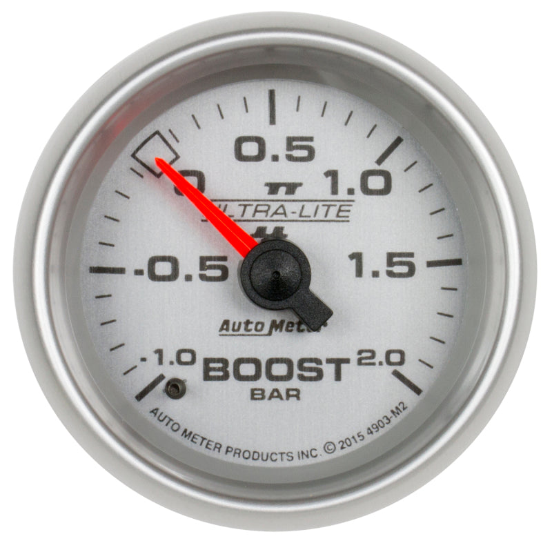 Autometer Ultra-Lite II Gauge Vac/Boost 2 1/16in -1 - +2 Bar Mechanical Ultra-Lite II-thumbmail-1