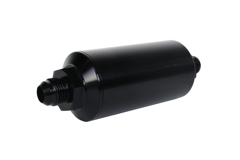 Aeromotive In-Line Filter - (AN -8 Male) 40 Micron Stainless Mesh Element Bright Dip Black Finish-thumbmail-4