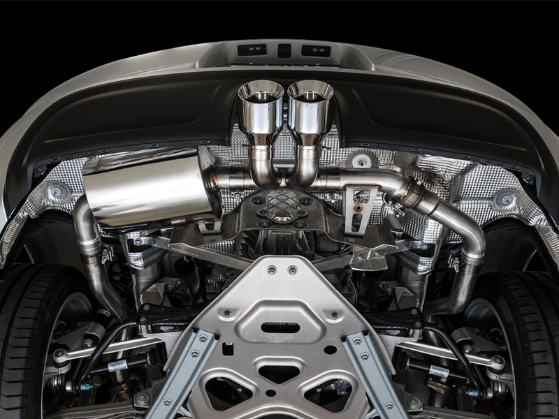AWE Tuning Porsche 718 Boxster / Cayman SwitchPath Exhaust (PSE Only) - Chrome Silver Tips-thumbmail-6