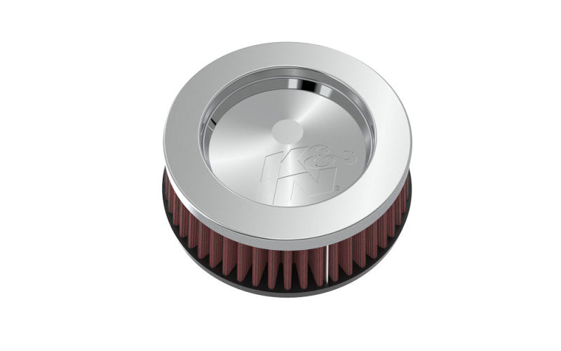K&N Universal Round Clamp-On Air Filter 2in. Flange / 5-3/8in. OD / 2in. Height-thumbmail-3