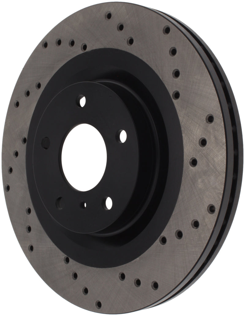 StopTech 08-09 Infiniti EX35 / 05-08 G35 / 09 G37 / 06-09 M35/M45 Drilled Left Front Rotor-thumbmail-11