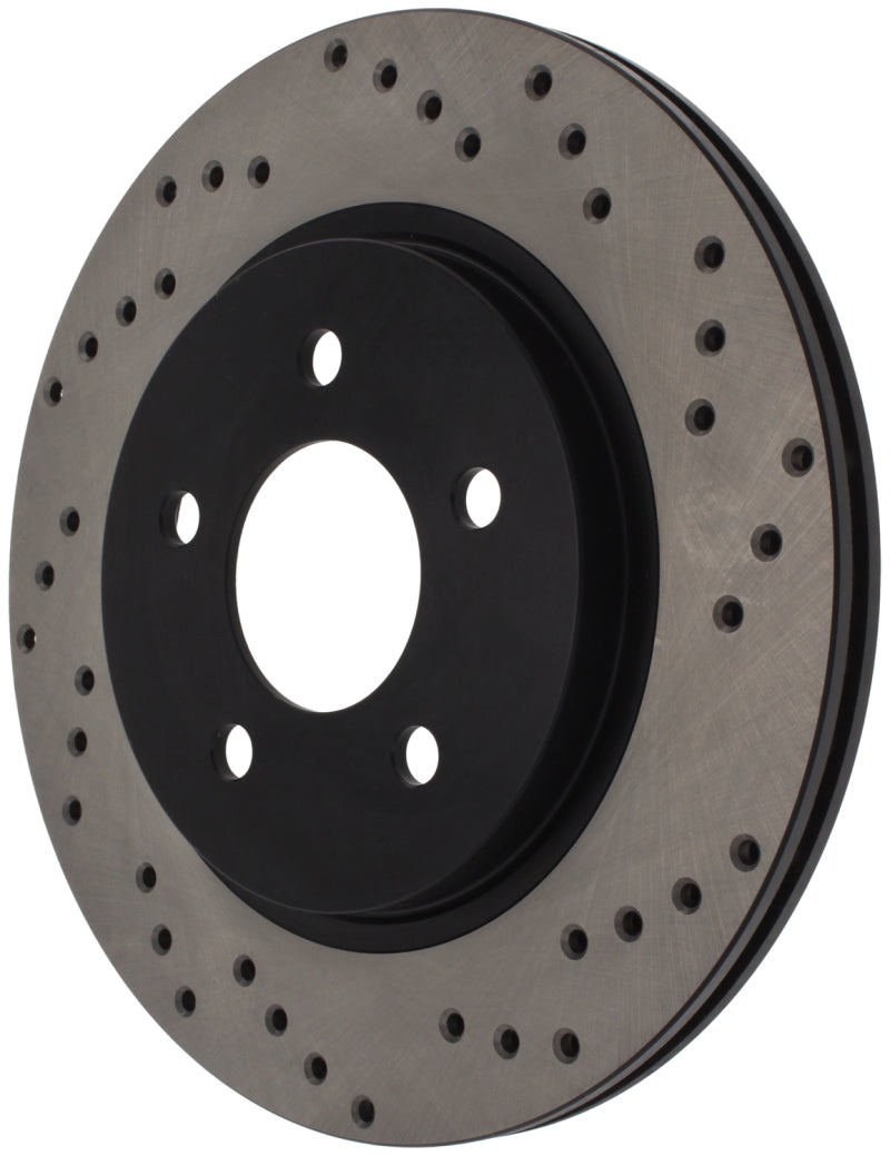 StopTech 05-10 Ford Mustang V6/4.0L / GT V8/4.6L Cross Drilled Right Rear Rotor-thumbmail-14