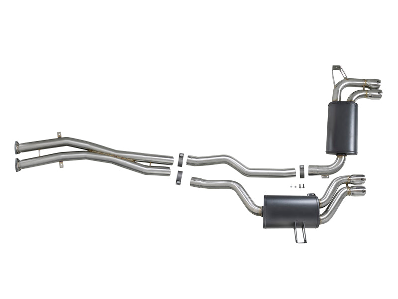 aFe MACH Force-Xp 2.5in 304 SS Cat-Back Exhaust w/ Polished Tips 01-06 BMW M3-thumbmail-9