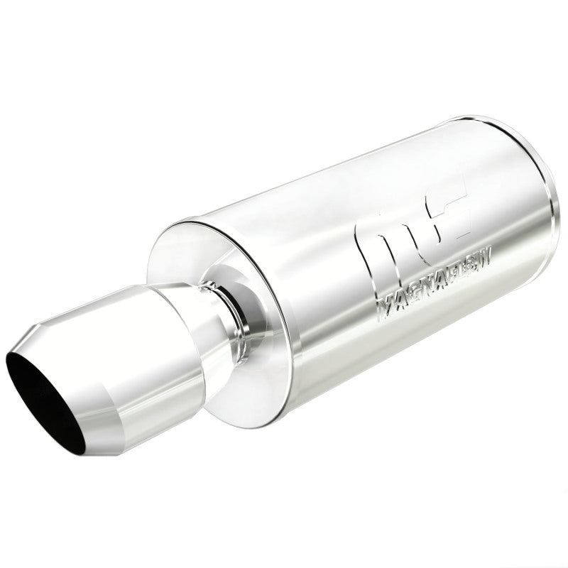 MagnaFlow Muffler W/Tip Mag SS 14X7X7 2.25/4.-thumbmail-2