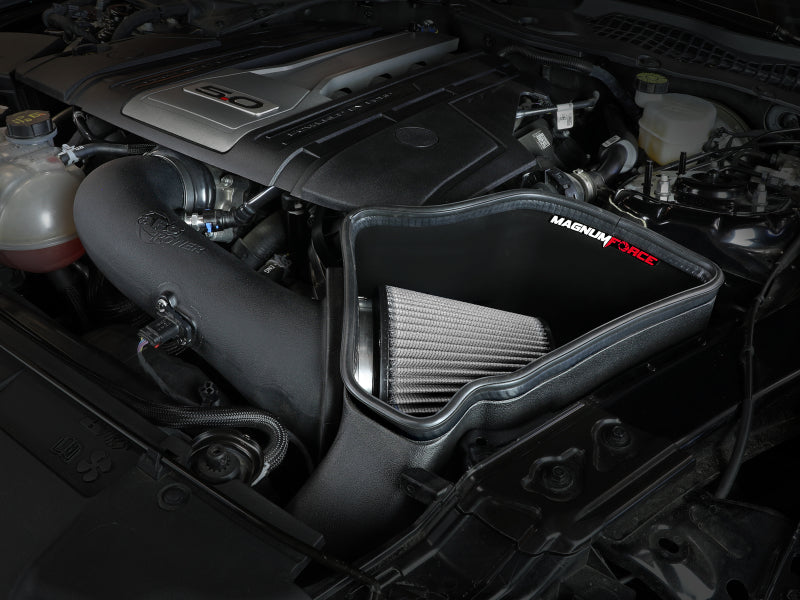 AFe Magnum FORCE Stage-2 Cold Air Intake System w/Pro Dry S Media 18-19 Ford Mustang GT-thumbmail-2