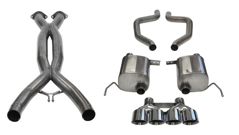 Corsa 2015+ Chevrolet Corvette C7 Z06 2.75in Dual Rear Xtreme Cat-Back Exhaust w/ Quad Polished Tips-thumbmail-1