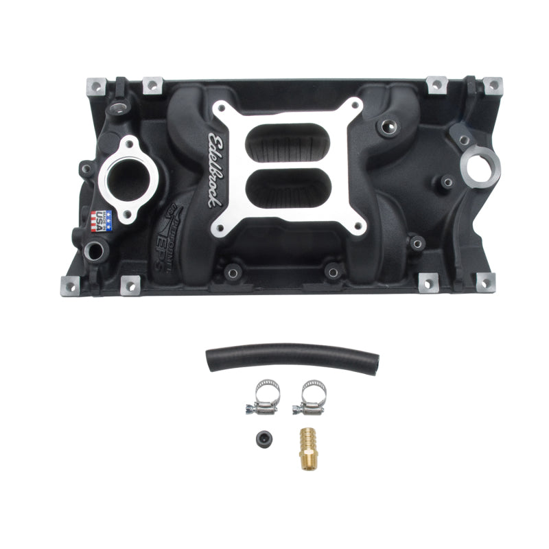 Edelbrock Manifold Performer Eps SB Chevy Vortec Black Finish-thumbmail-3