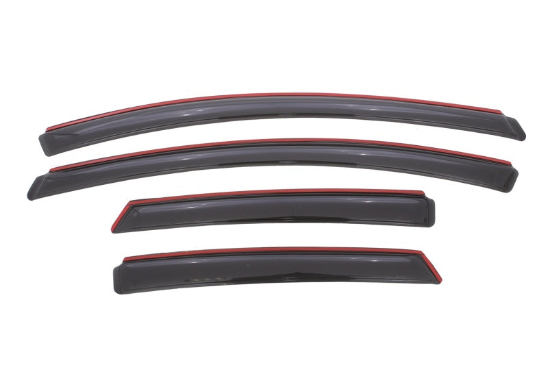 AVS 12-18 Ford Focus Ventvisor In-Channel Front & Rear Window Deflectors 4pc - Smoke-thumbmail-2