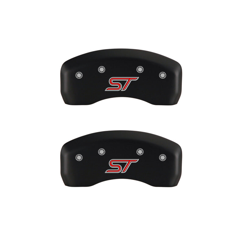 MGP 4 Caliper Covers Engraved Front & Rear ST Red finish silver ch-thumbmail-5
