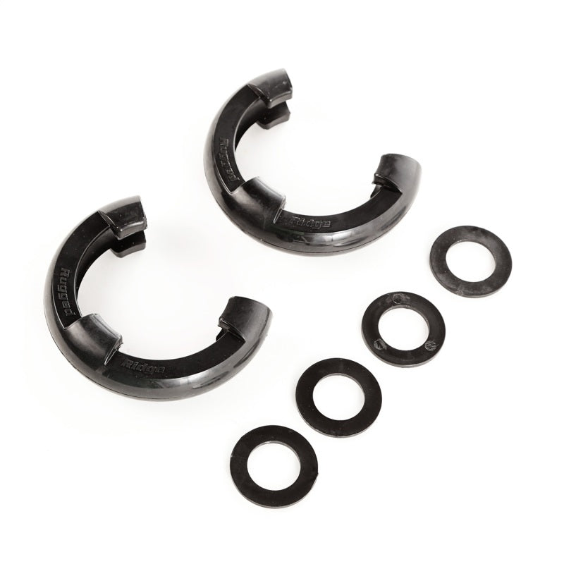 Rugged Ridge Black 7/8in D-Ring Isolator Kit-thumbmail-2