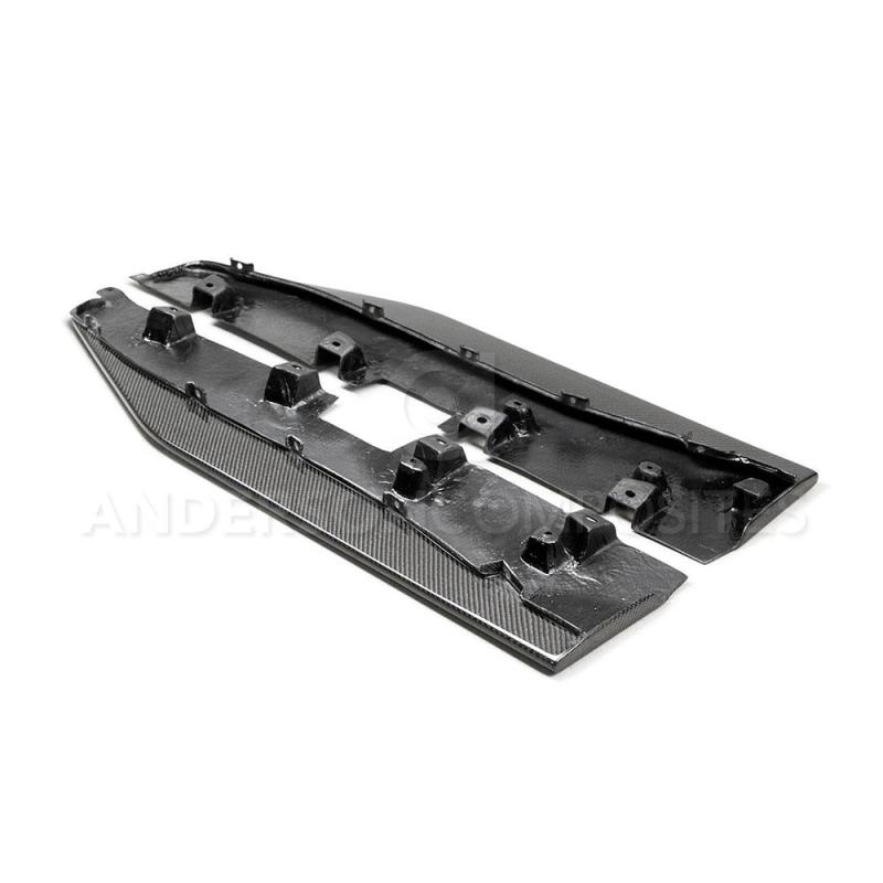 Anderson Composites 2020 Ford Mustang/Shelby GT500 Carbon Fiber Side Splitters-thumbmail-6
