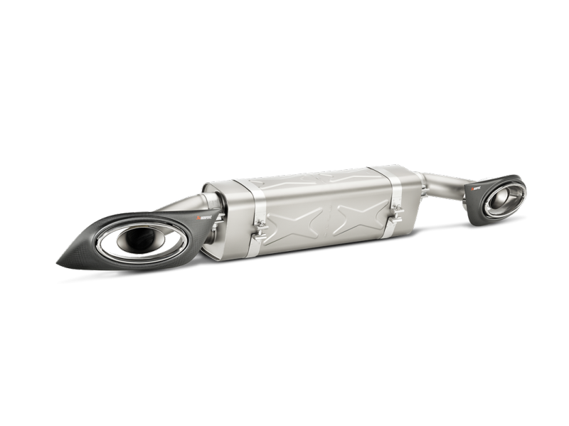 Akrapovic 14-15 Porsche 911 Turbo/Turbo S (991) Slip-On Line (Titanium) w/ Carbon Titanium Tips-thumbmail-6