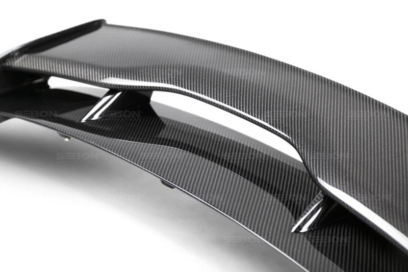 Seibon 2015-2017 Ford Focus ST/RS Hatchback Carbon Fiber Rear Spoiler (3rd Brake Light Not Included)-thumbmail-7