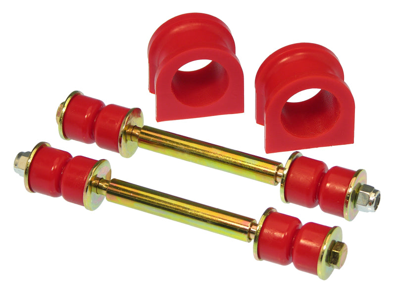 Prothane 07-14 Chevy Silverado Front Sway Bar Bushings - 36mm - Red-thumbmail-1