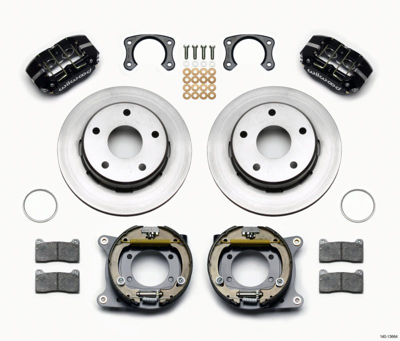 Wilwood Dynapro Lug Mount P/S Park Brake Kit Big Ford New 2.38in Off Bronco 5 x 5.50-thumbmail-1