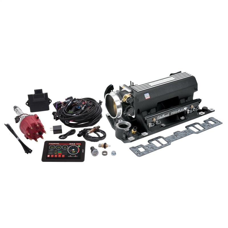 Edelbrock Pro Flo 4 XT EFI System Seq Port SBC Vortec/E-Tec 550 Max HP 29lb/hr Black Finish-thumbmail-2