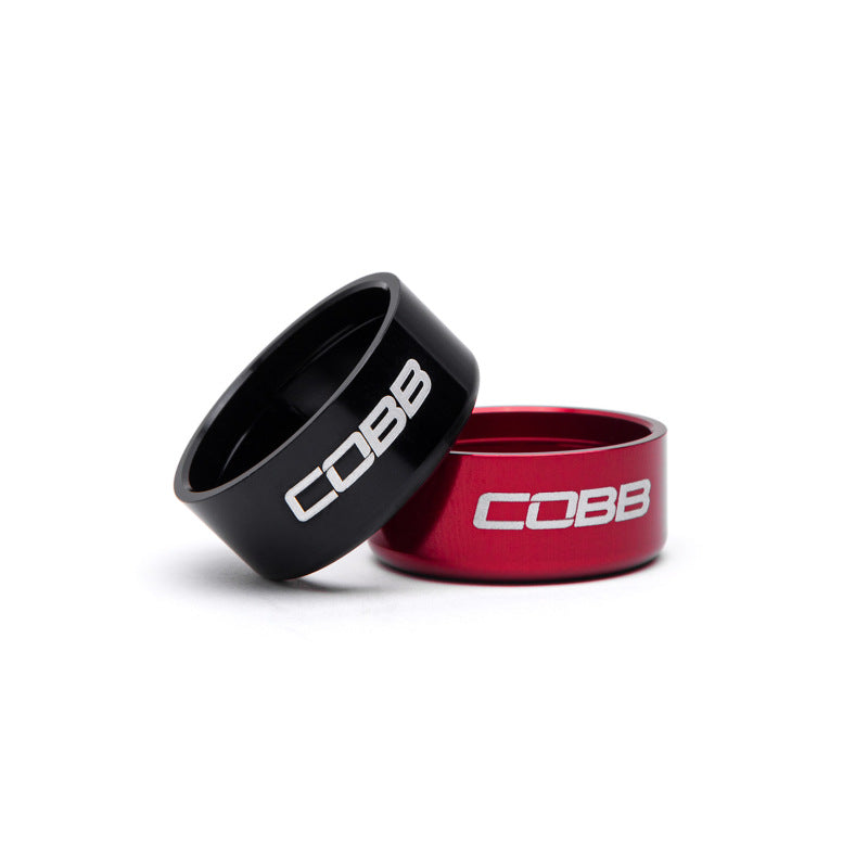 Cobb Subaru 6-Speed Weighted COBB Shift Knob - White (Incl. Both Red + Blk Collars)-thumbmail-6