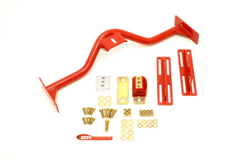 BMR 67-69 1st Gen F-Body Transmission Conversion Crossmember TH350/Powerglide/700R4/4L60E - Red-thumbmail-1