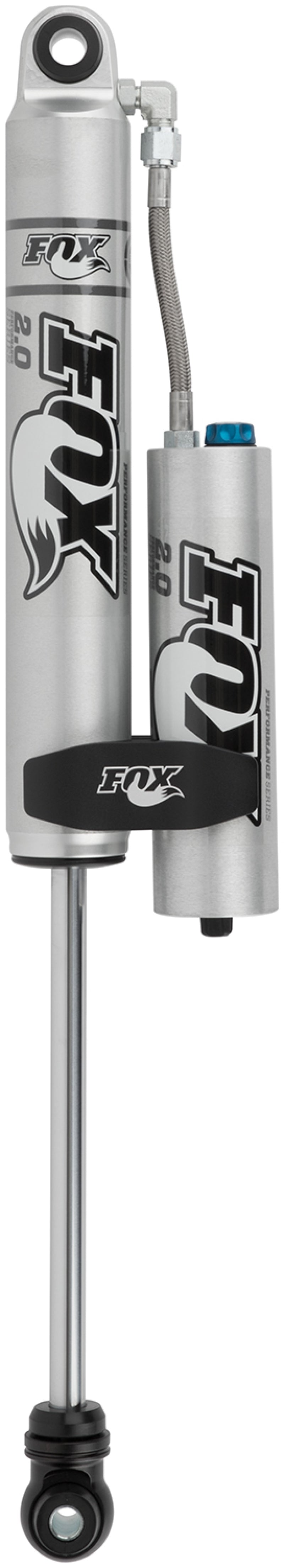 Fox 2.0 Factory Series 6.5in. Smooth Body Res. Shock w/CD Adj. (Alum) Std Travel / Eyelet Ends - Blk-thumbmail-2
