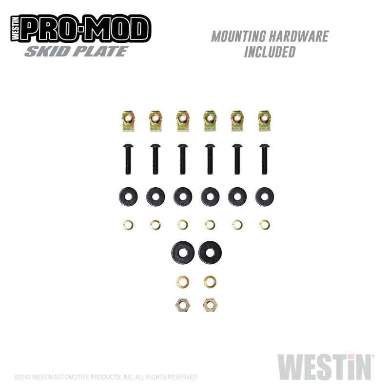 Westin 15-20 Chevrolet Colorado Pro-Mod Skid Plate - Tex. Blk-thumbmail-4