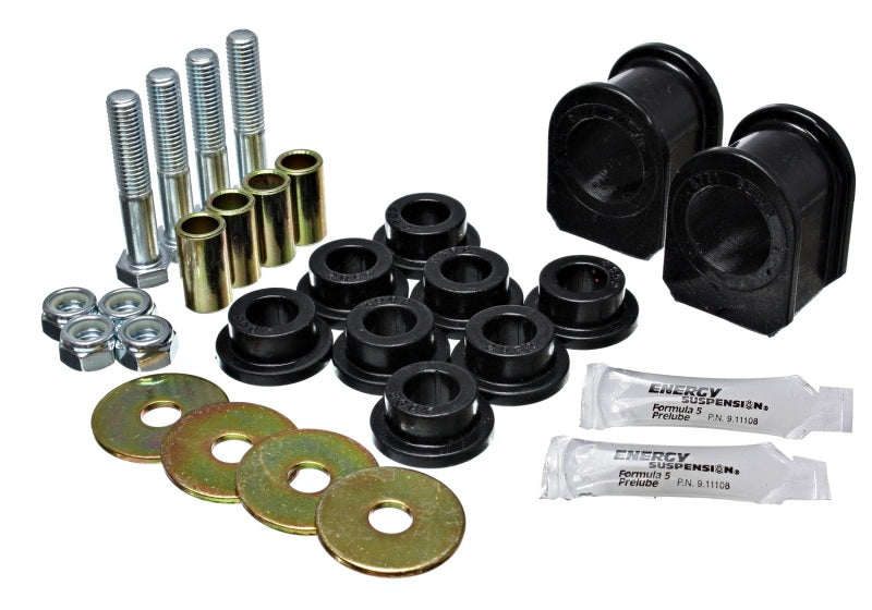 Energy Suspension 05-07 Ford Mustang Black Rear Sway Bar Frame Bushings (Must Reuse All Metal Parts)-thumbmail-2